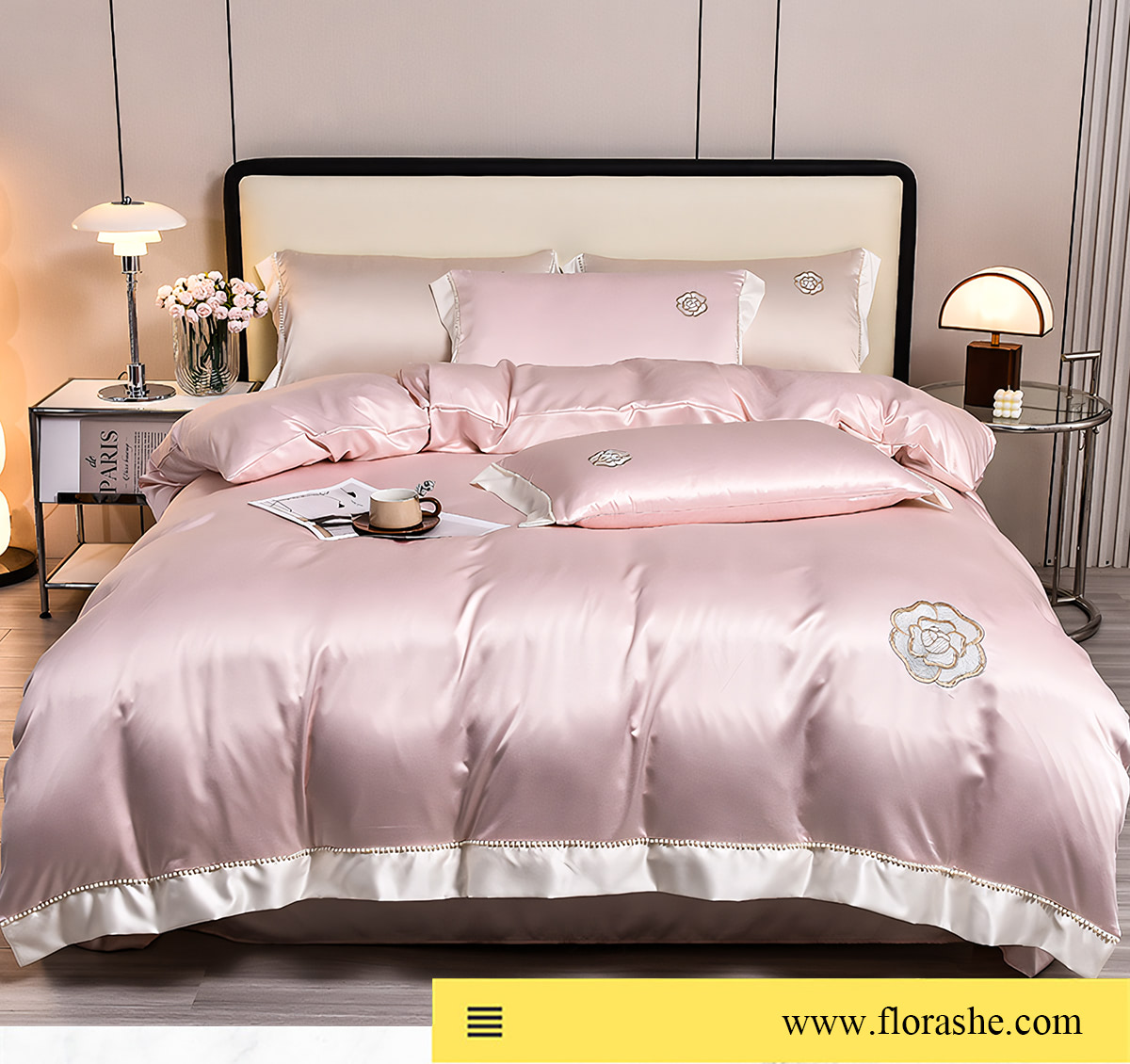 Modern-100S-All-Season-Soft-Bedding-Sets-with-Flat-Sheet-Pillowcases09