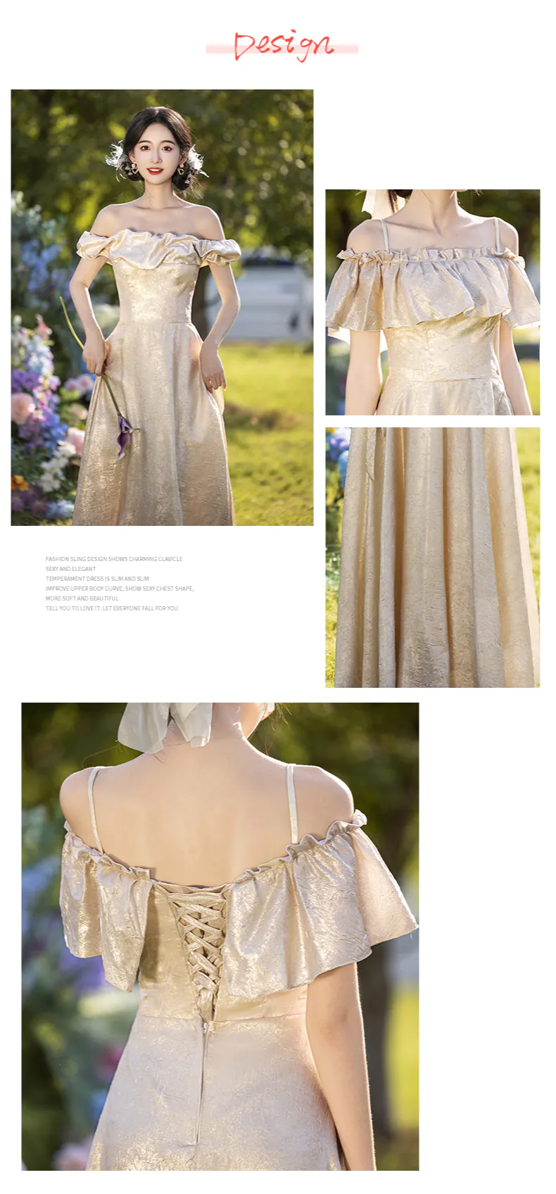 Modest-Mismatched-Champagne-Beach-Hotel-Wedding-Guest-Bridesmaid-Long-Dress11