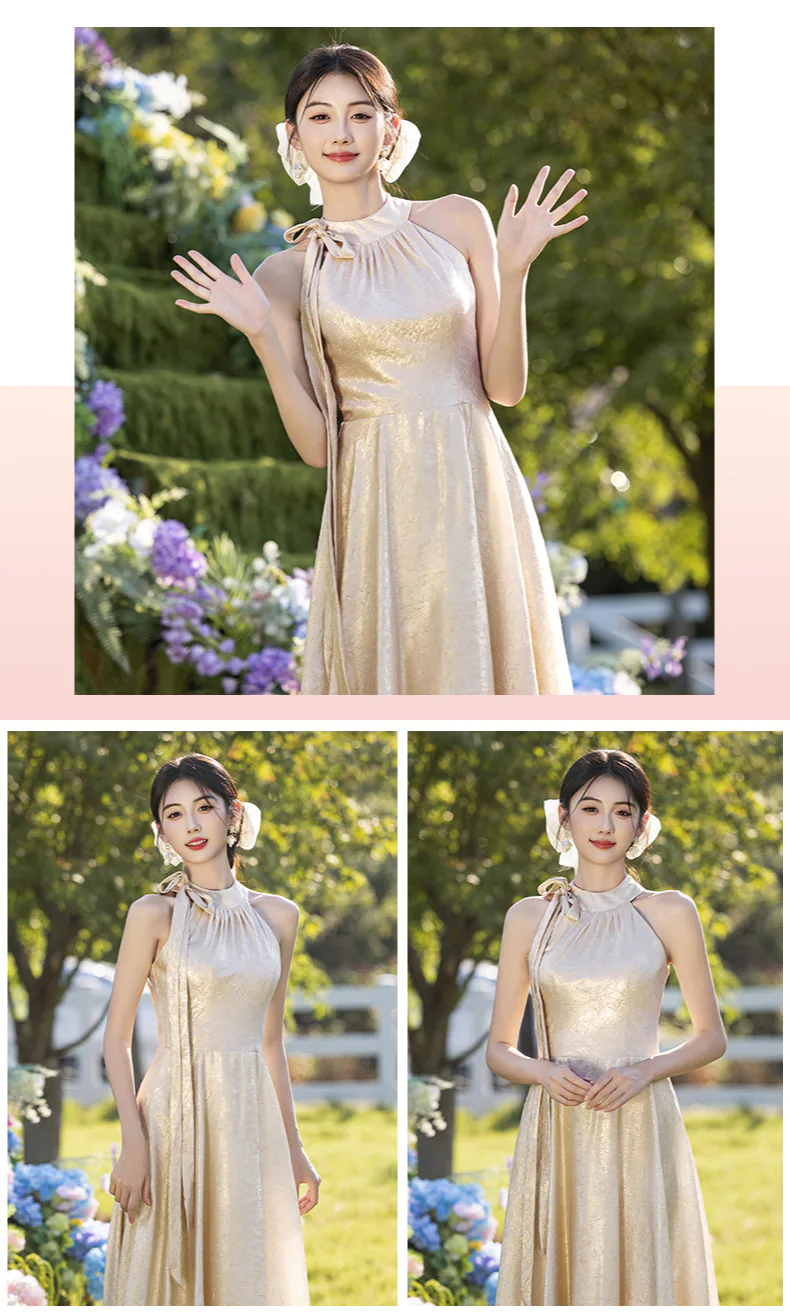 Modest-Mismatched-Champagne-Beach-Hotel-Wedding-Guest-Bridesmaid-Long-Dress14