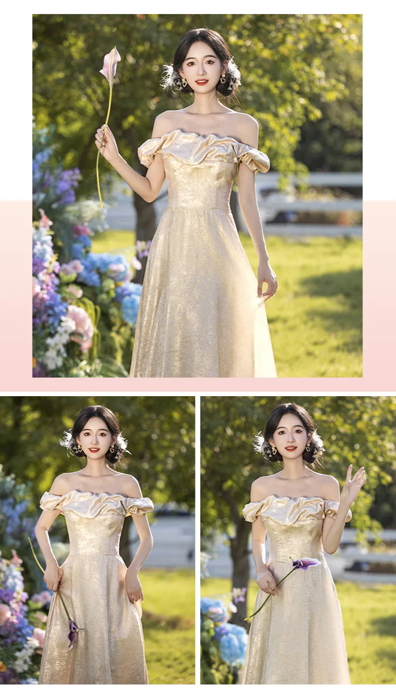 Modest-Mismatched-Champagne-Beach-Hotel-Wedding-Guest-Bridesmaid-Long-Dress17