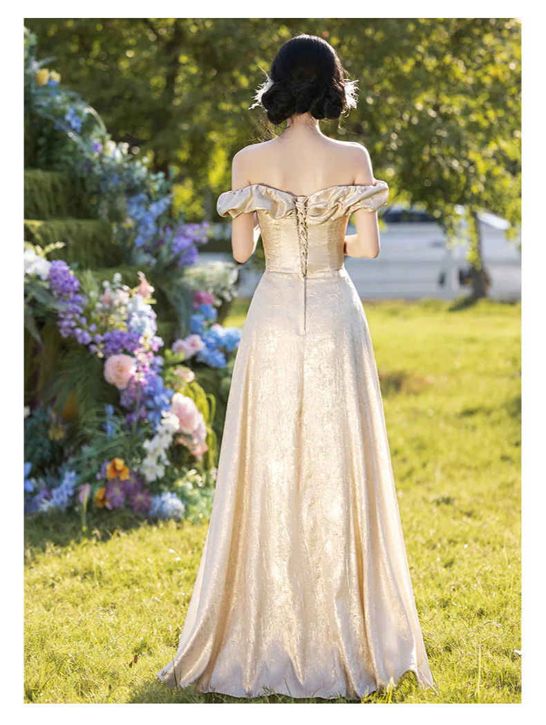 Modest-Mismatched-Champagne-Beach-Hotel-Wedding-Guest-Bridesmaid-Long-Dress18