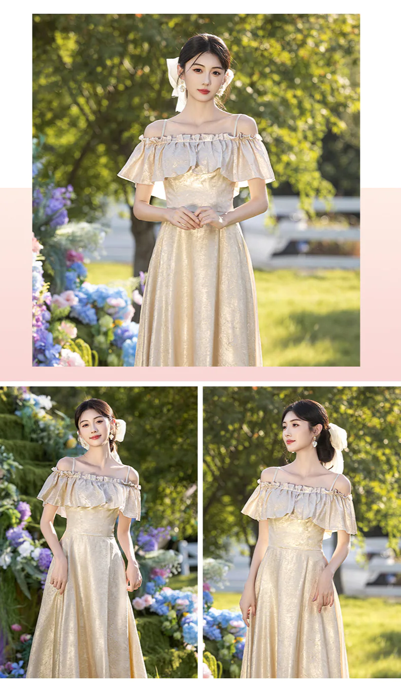 Modest-Mismatched-Champagne-Beach-Hotel-Wedding-Guest-Bridesmaid-Long-Dress20
