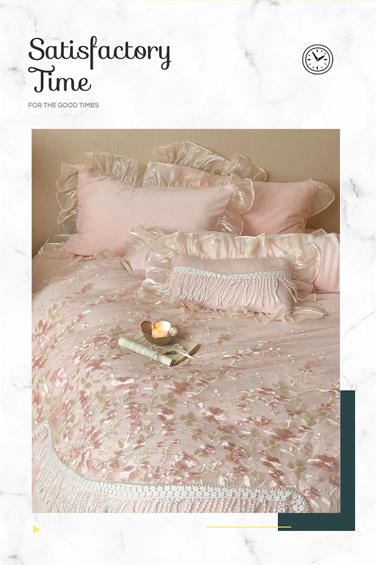 Princess-Embroidery-High-Weight-Milk-Velvet-Bedding-Set-with-Tassel-Fringe10