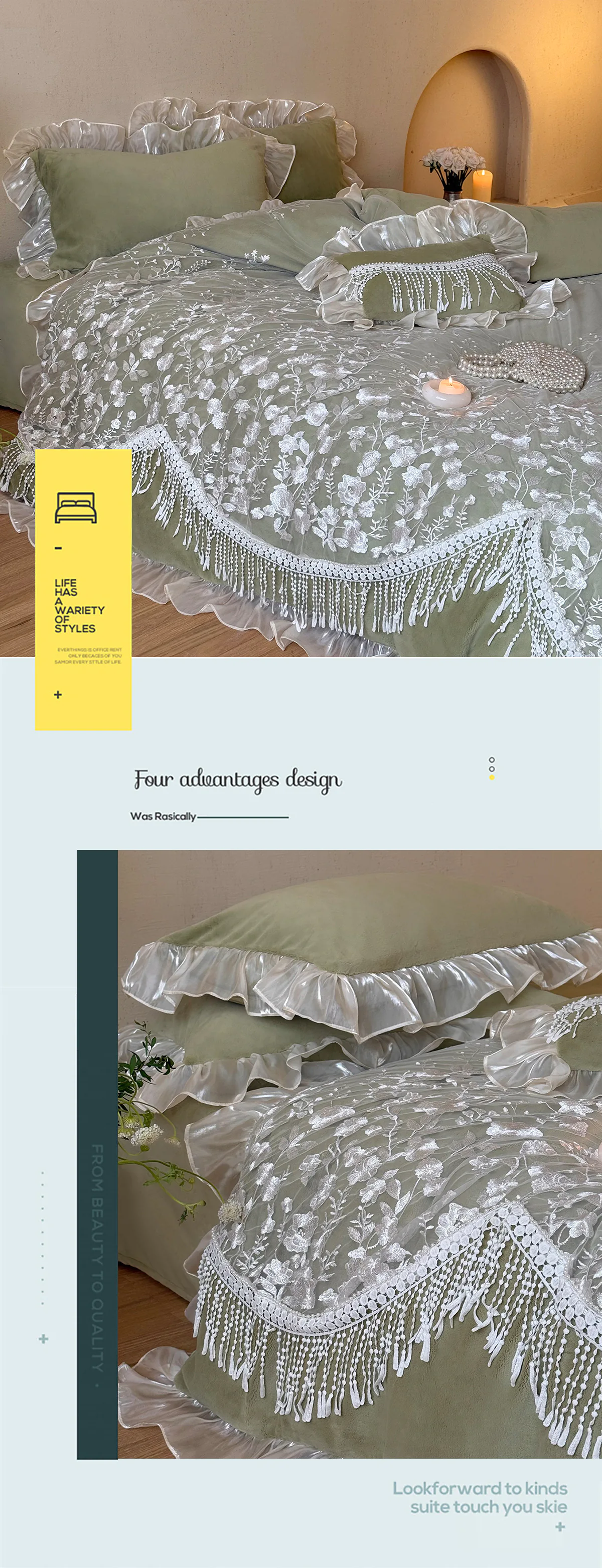 Princess-Embroidery-High-Weight-Milk-Velvet-Bedding-Set-with-Tassel-Fringe16