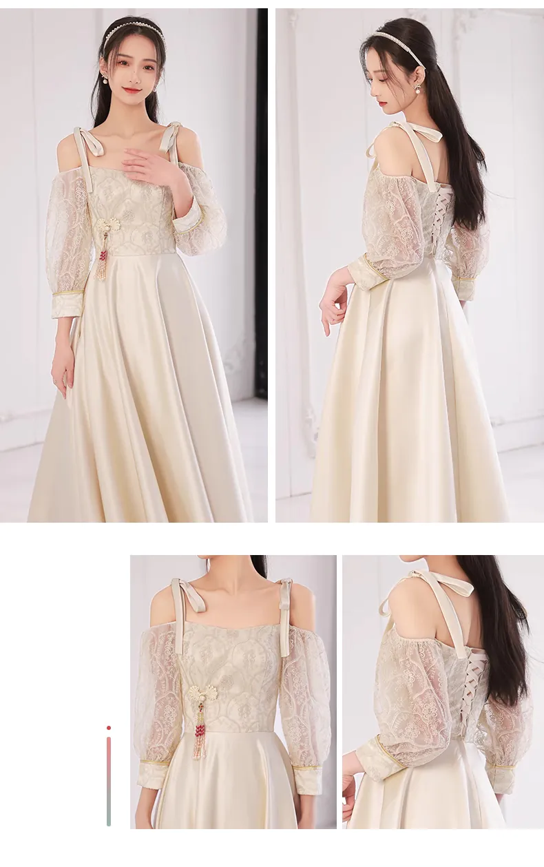 Retro-Fashion-Champagne-Maid-of-Honor-Bridal-Party-Evening-Dress21