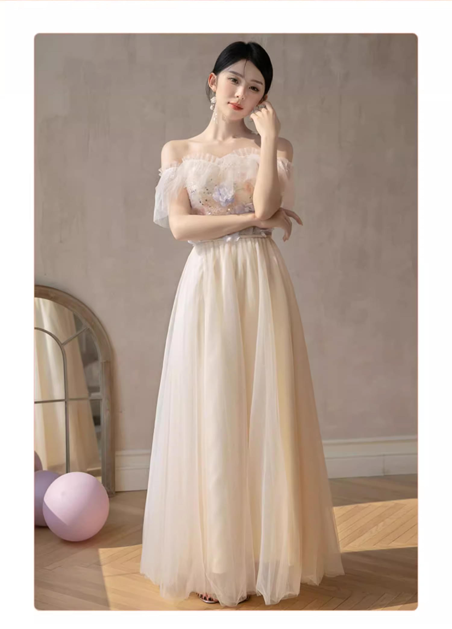 Romance-Flower-Champagne-Bridal-Party-Gown-Fashion-Bridesmaid-Dress25