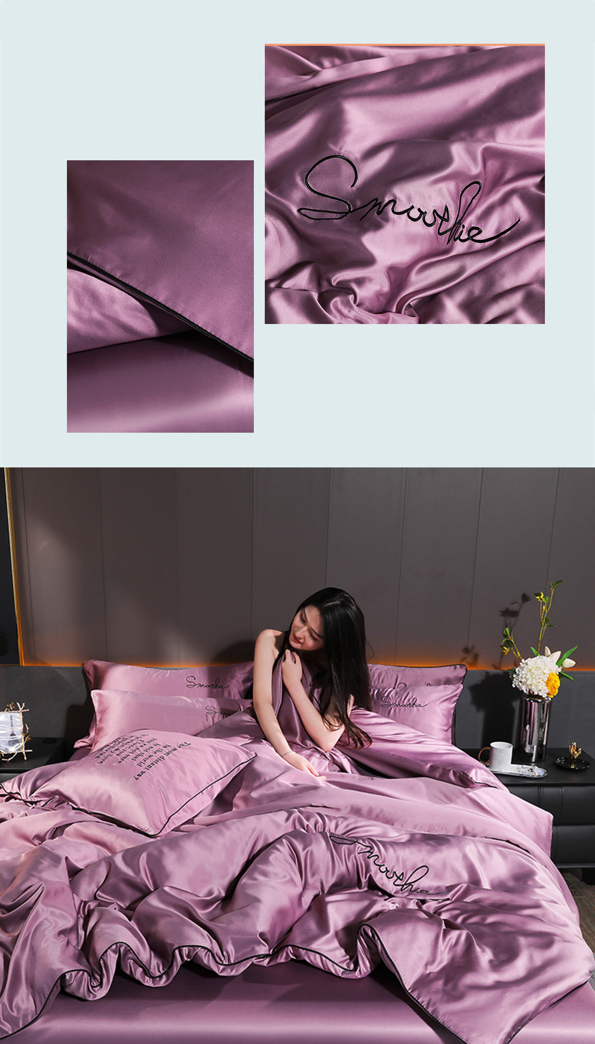 Sexy-Solid-Color-Silky-Satin-Duvet-Cover-Bedding-Set-4-Pcs21