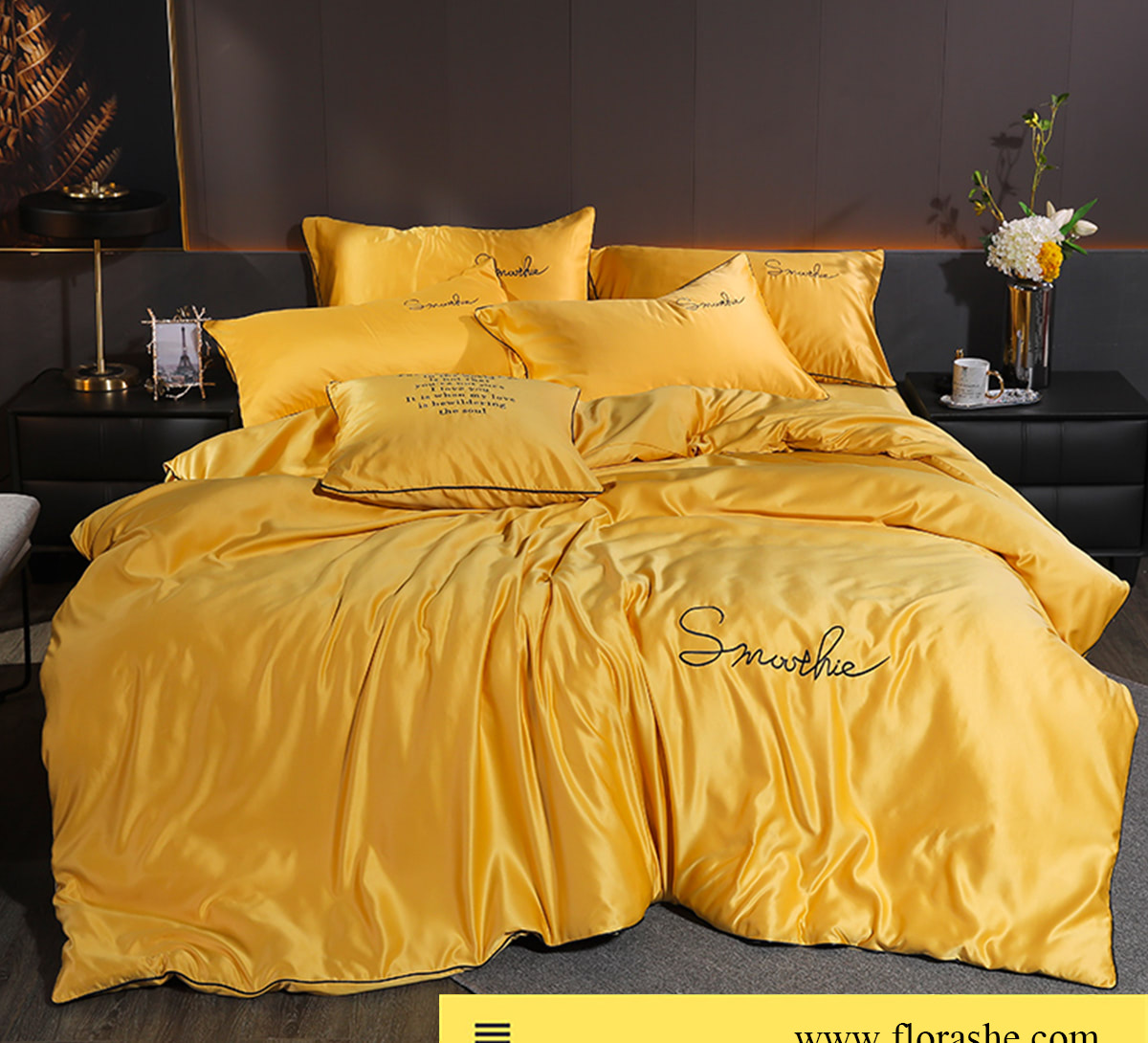 Sexy-Solid-Color-Silky-Satin-Duvet-Cover-Bedding-Set-4-Pcs23