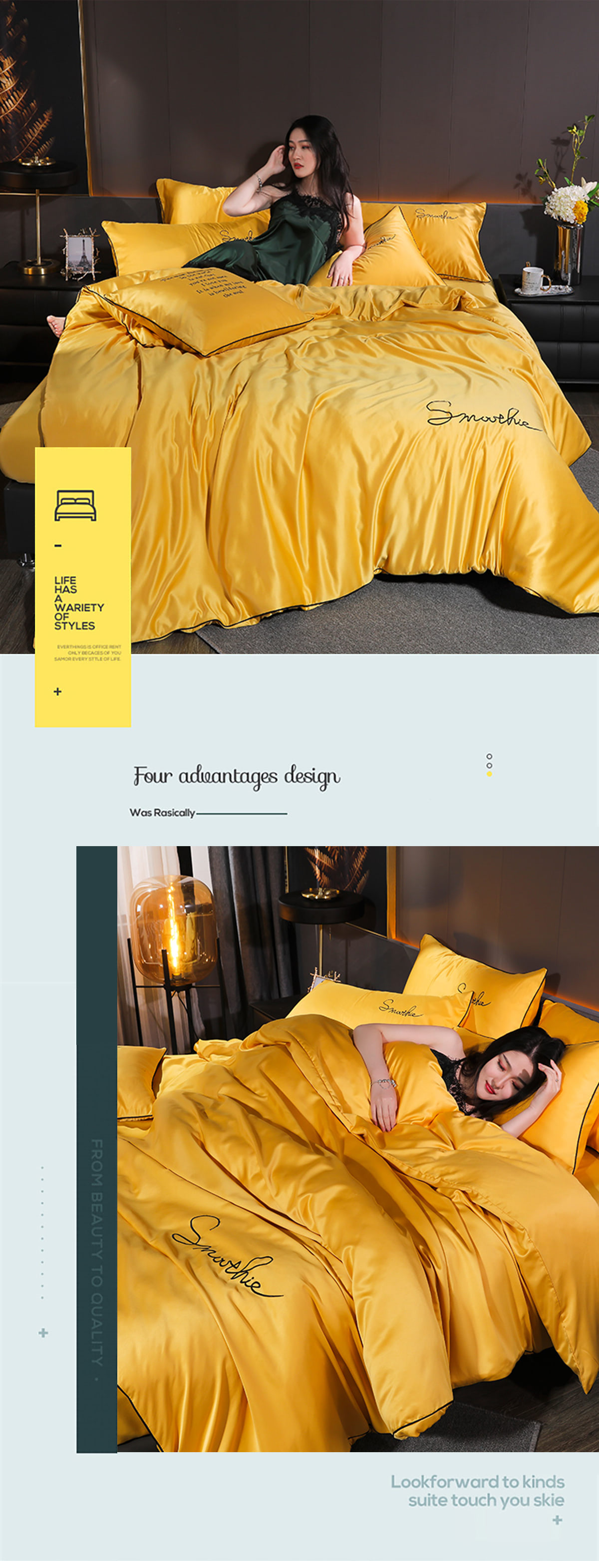 Sexy-Solid-Color-Silky-Satin-Duvet-Cover-Bedding-Set-4-Pcs25