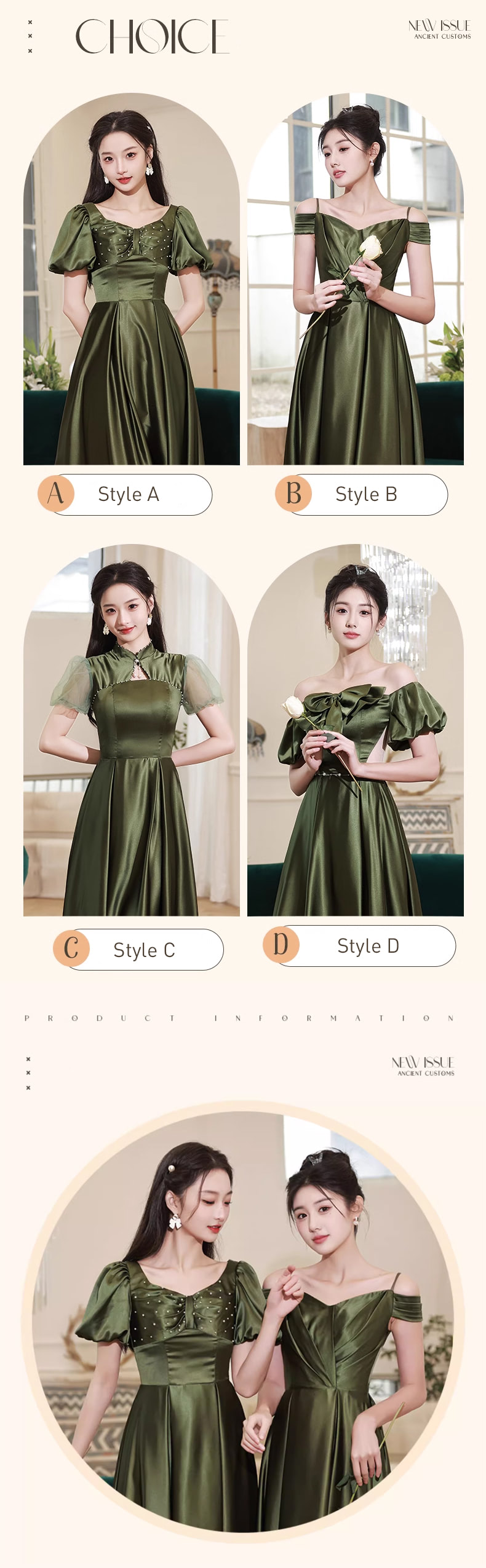 Simple-Ladies-Emerald-Green-Satin-Bridesmaid-Dress-Evening-Gown13