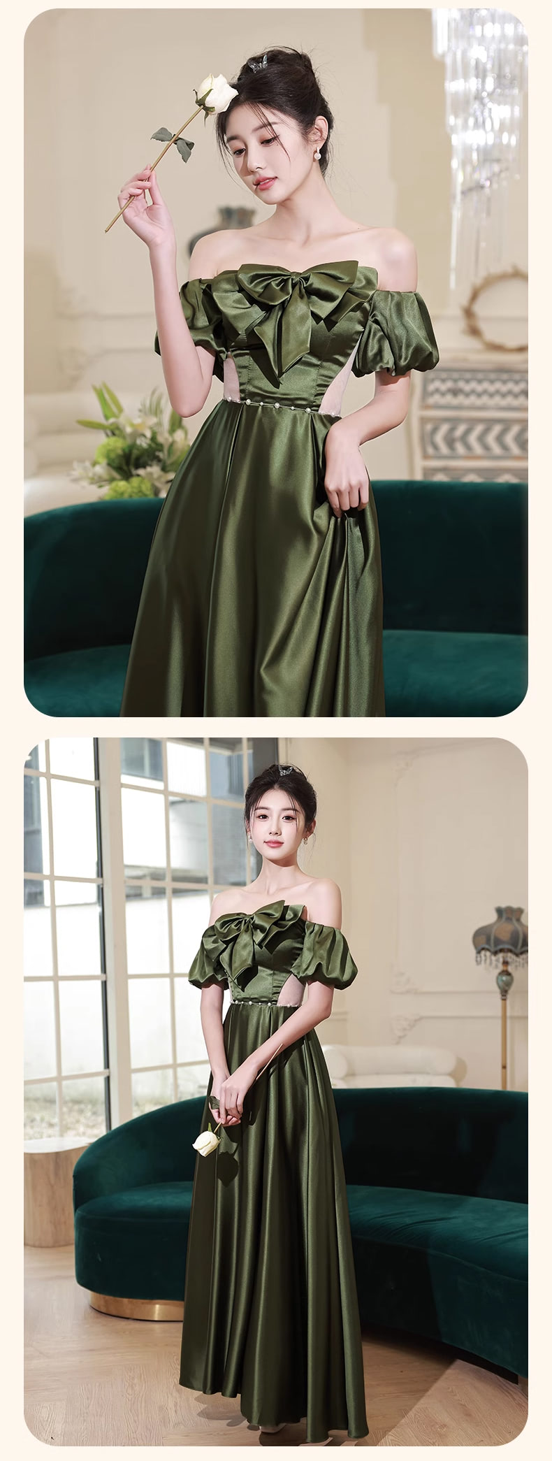 Simple-Ladies-Emerald-Green-Satin-Bridesmaid-Dress-Evening-Gown25