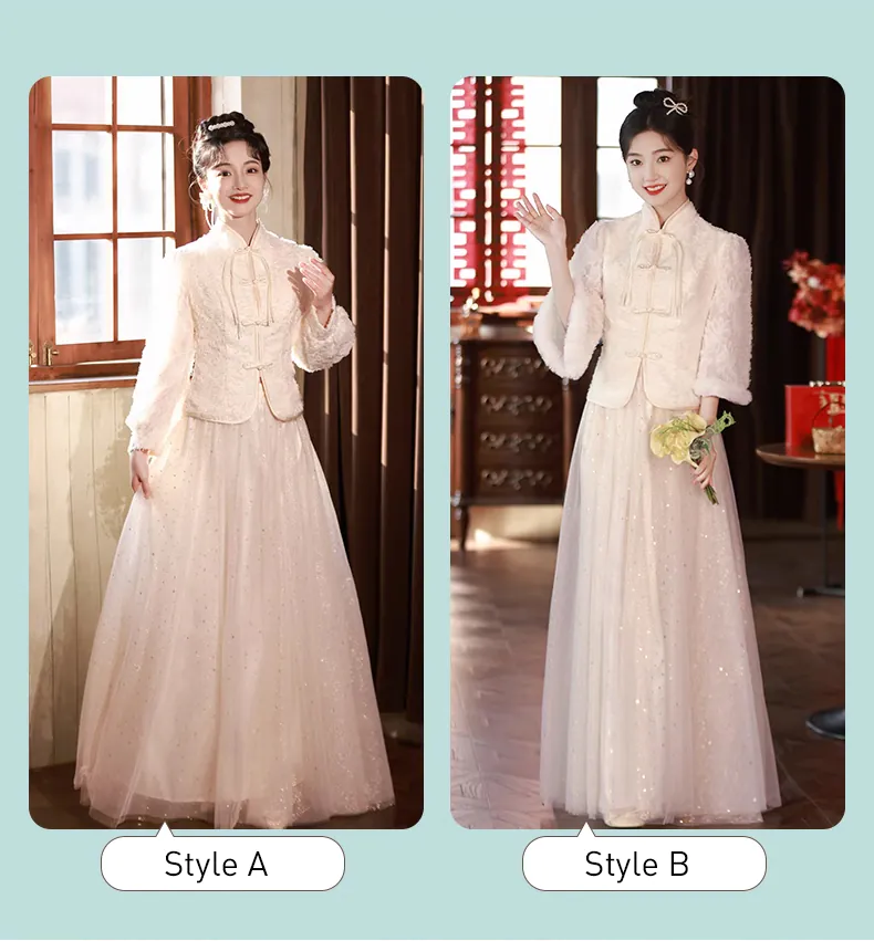 Sweet-Chinese-Style-Long-Sleeve-Warm-Champagne-Bridesmaid-Dress10