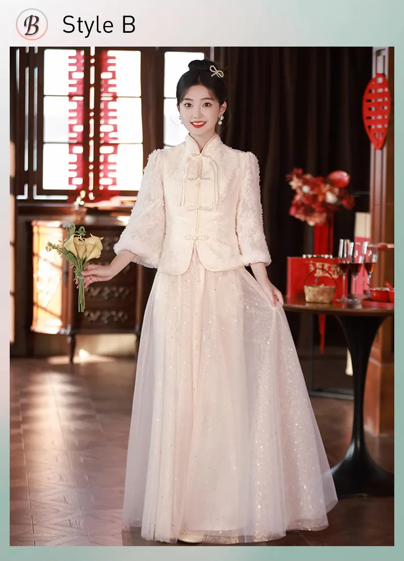 Sweet-Chinese-Style-Long-Sleeve-Warm-Champagne-Bridesmaid-Dress16