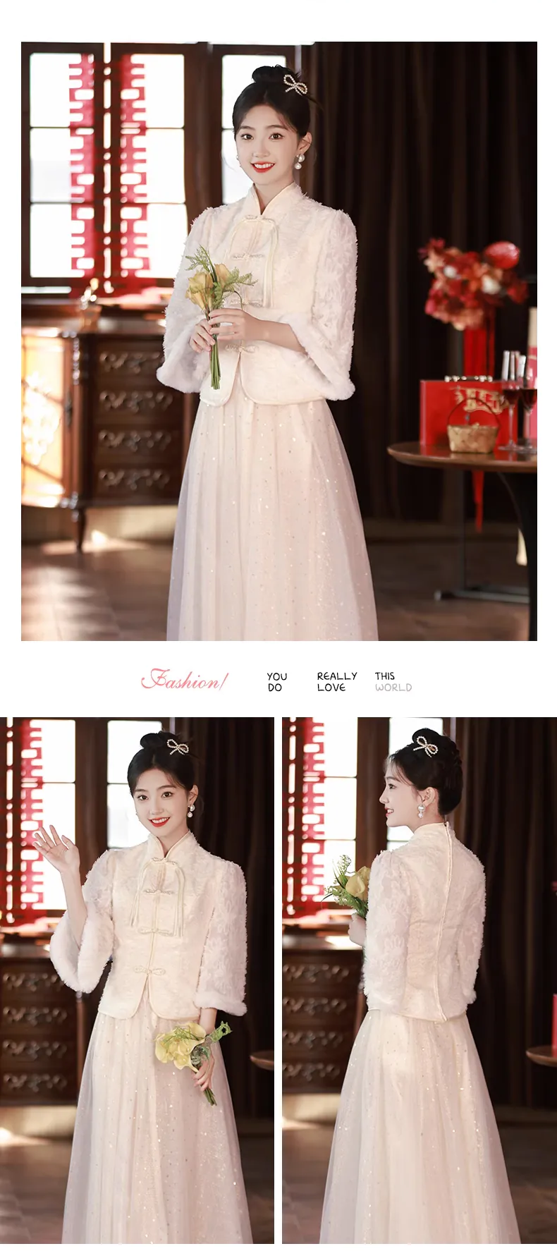 Sweet-Chinese-Style-Long-Sleeve-Warm-Champagne-Bridesmaid-Dress17