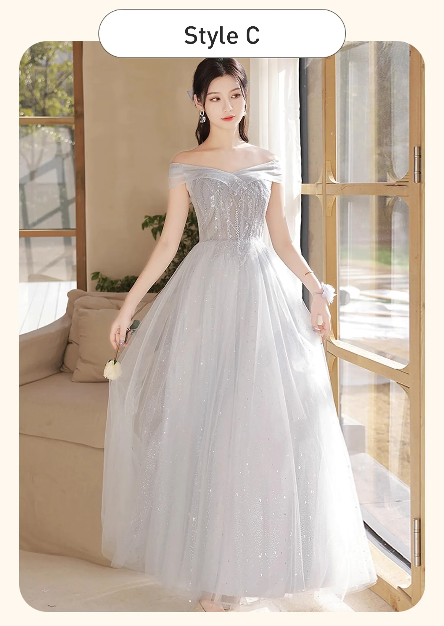Sweet-Gray-Tulle-Wedding-Birthday-Party-Formal-Bridesmaid-Dress23