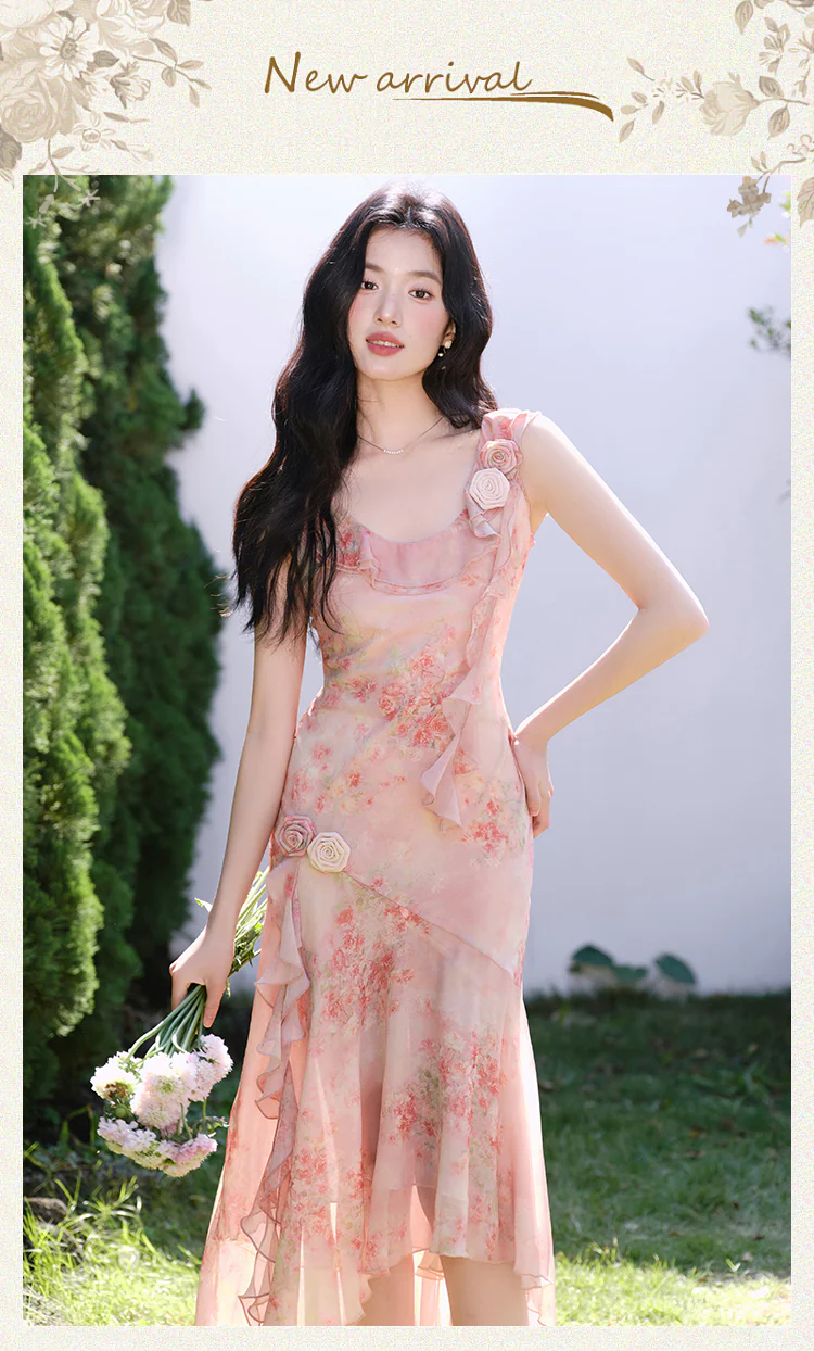 Sweet-Pink-Floral-Print-Asymmetrical-Irregular-Hem-Chiffon-Summer-Dress07