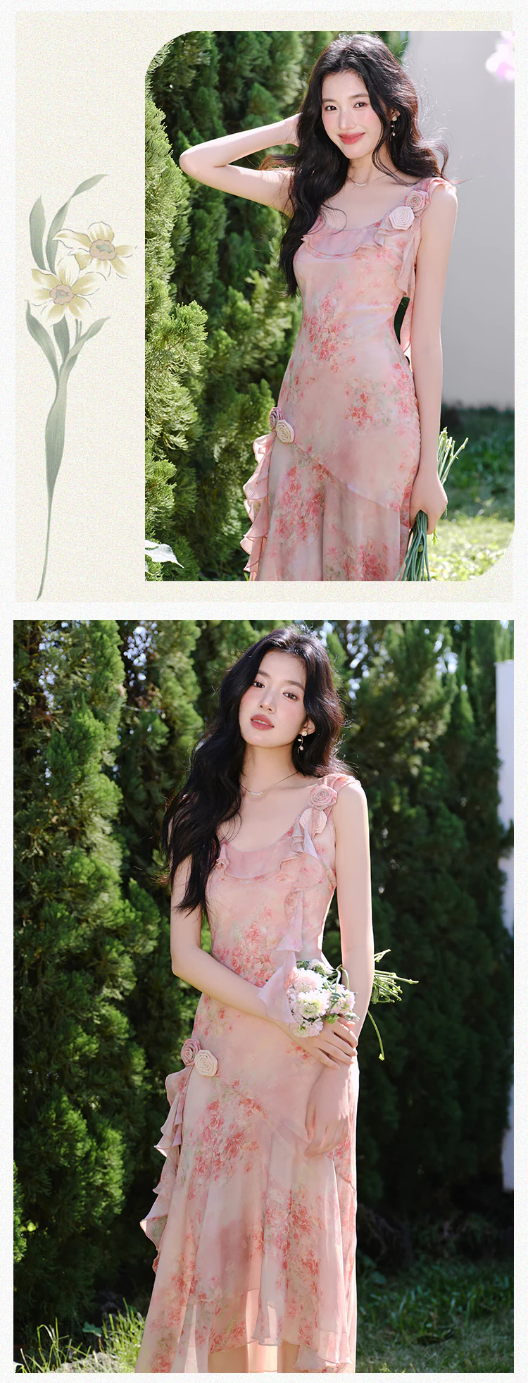 Sweet-Pink-Floral-Print-Asymmetrical-Irregular-Hem-Chiffon-Summer-Dress11