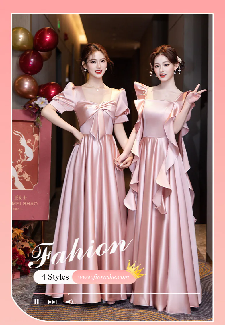 Sweet-Pink-Satin-Long-Wedding-Guest-Quinceanera-Evening-Bridesmaid-Dress10