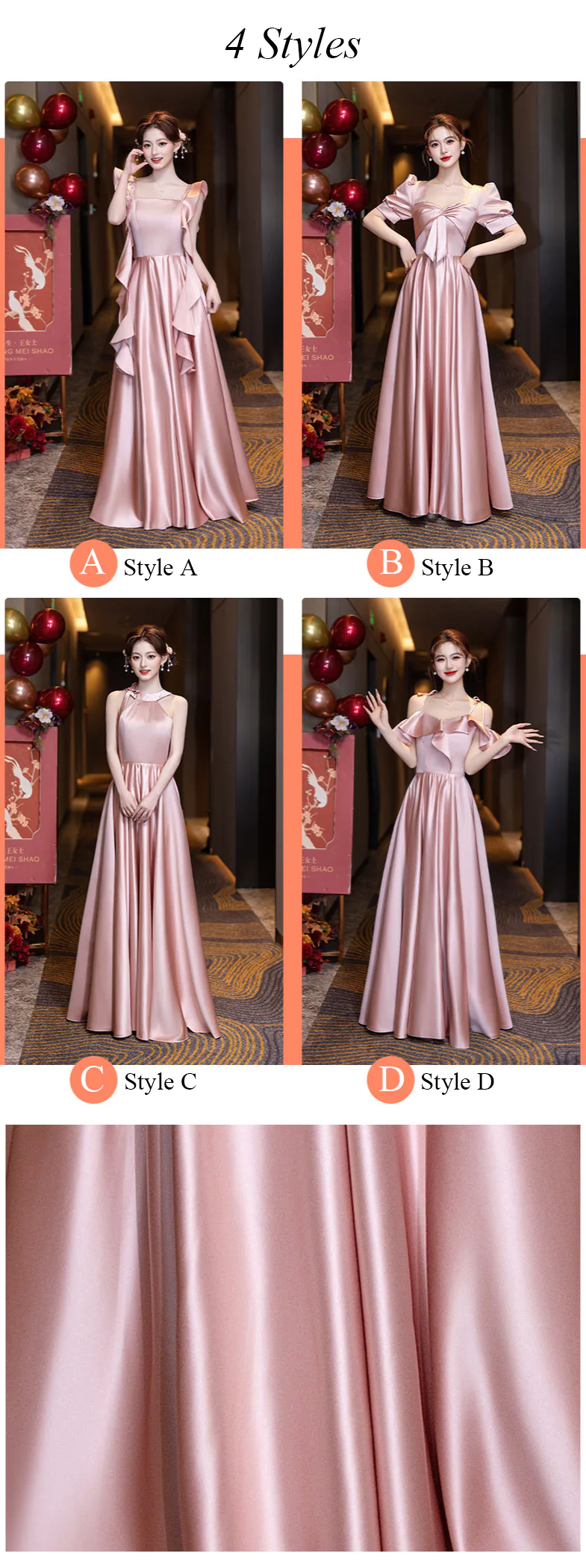 Sweet-Pink-Satin-Long-Wedding-Guest-Quinceanera-Evening-Bridesmaid-Dress12