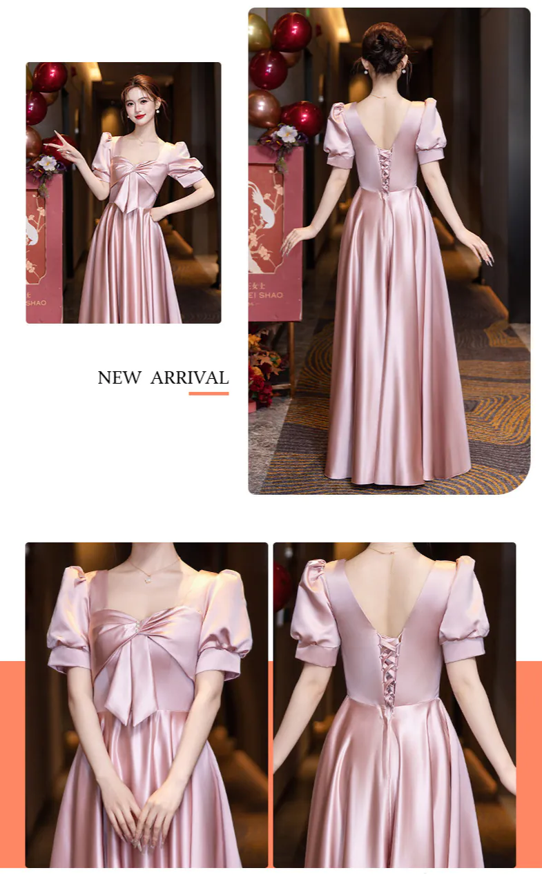 Sweet-Pink-Satin-Long-Wedding-Guest-Quinceanera-Evening-Bridesmaid-Dress18