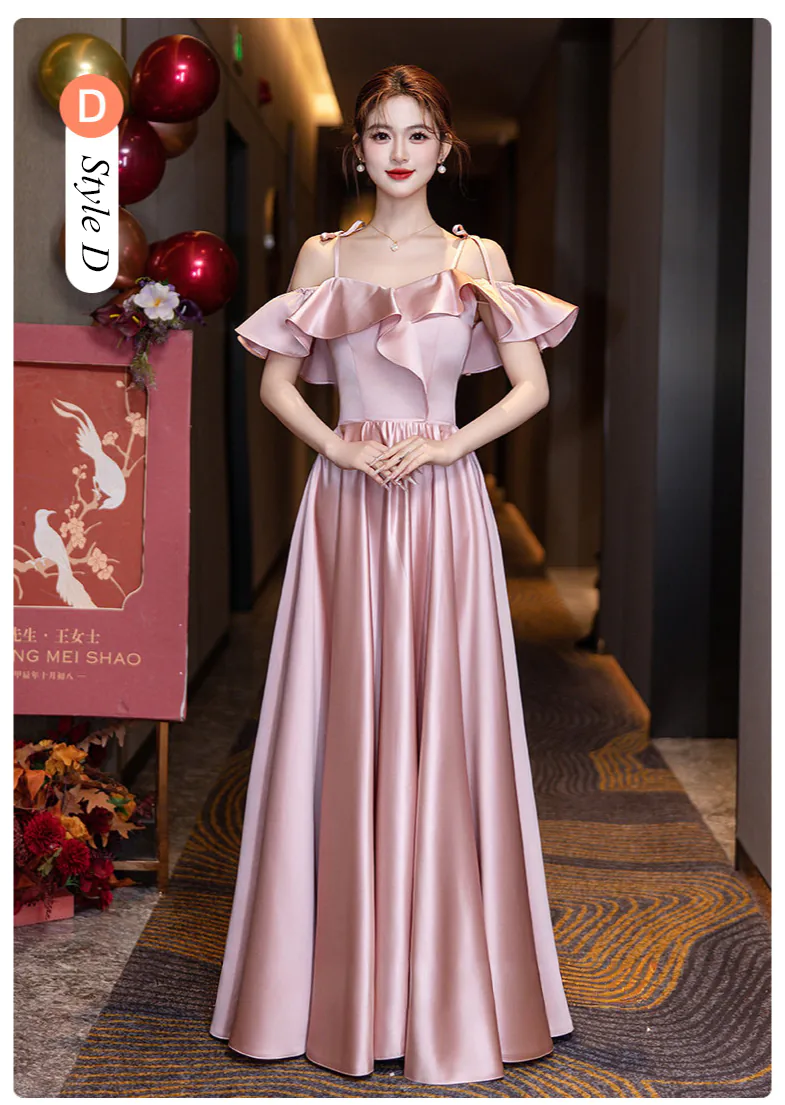 Sweet-Pink-Satin-Long-Wedding-Guest-Quinceanera-Evening-Bridesmaid-Dress22