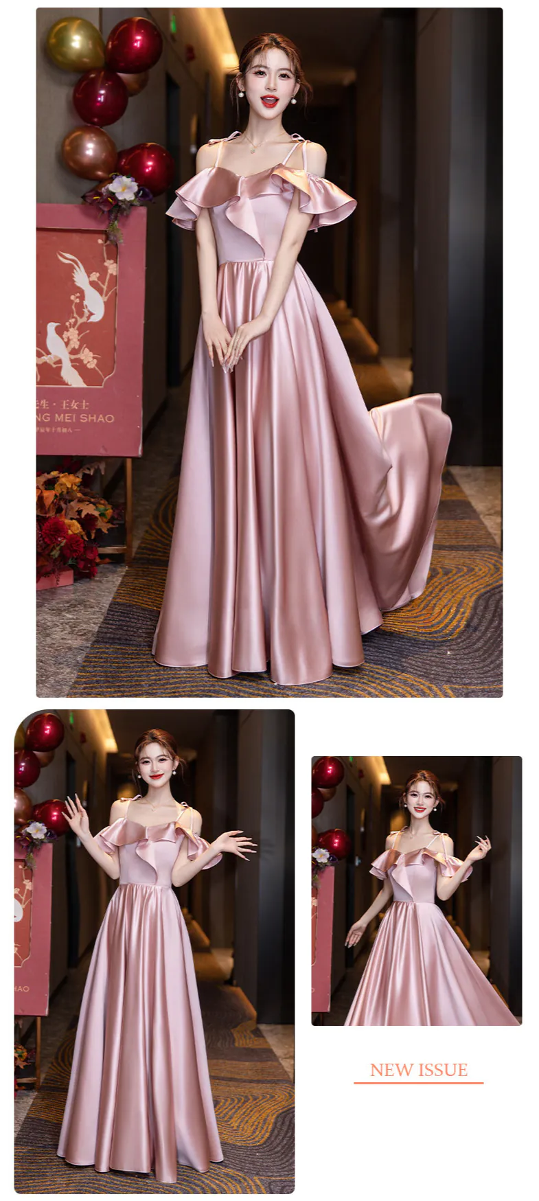 Sweet-Pink-Satin-Long-Wedding-Guest-Quinceanera-Evening-Bridesmaid-Dress23