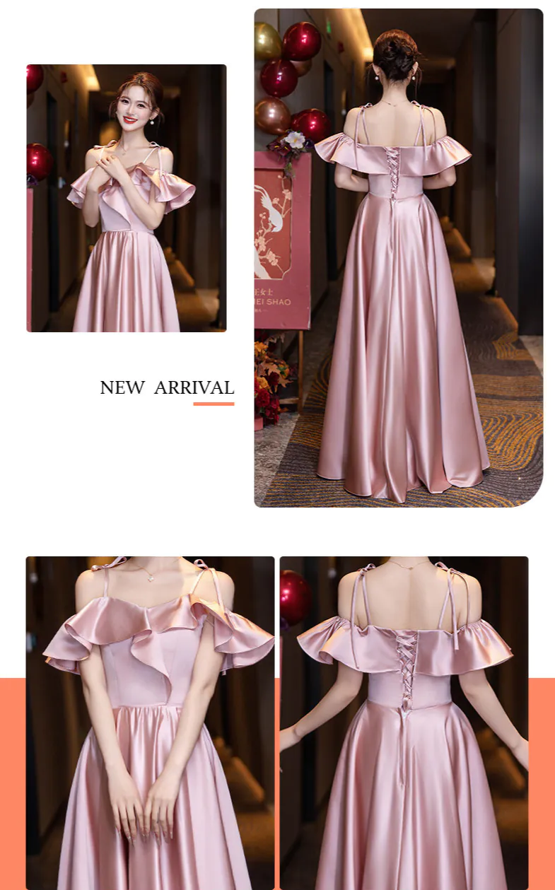 Sweet-Pink-Satin-Long-Wedding-Guest-Quinceanera-Evening-Bridesmaid-Dress24