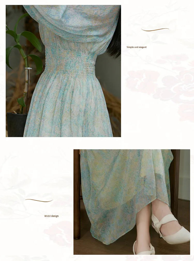 Sweet-Princess-Style-Halter-Tulle-Casual-Dress-with-Long-Puff-Sleeves09