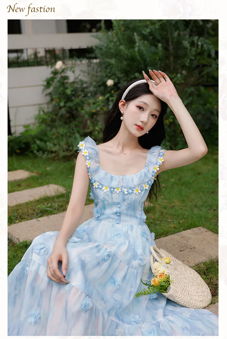 Sweet-Square-Neck-Floral-Embroidery-Blue-Chiffon-Summer-Casual-Dress13
