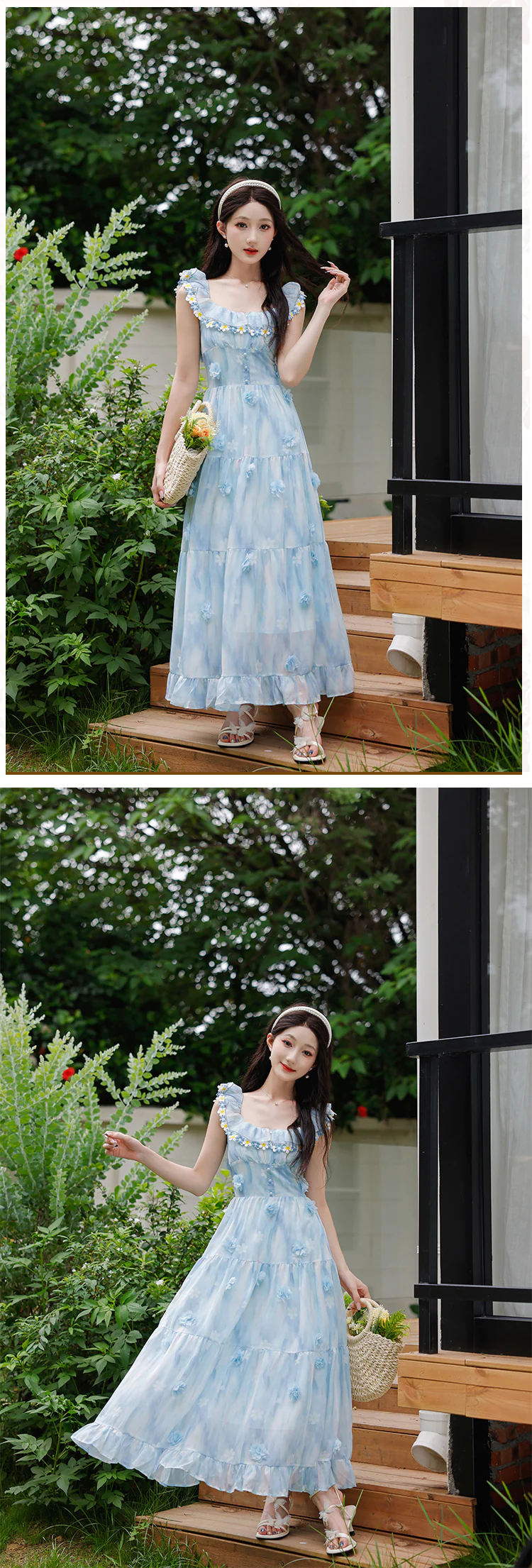 Sweet-Square-Neck-Floral-Embroidery-Blue-Chiffon-Summer-Casual-Dress15