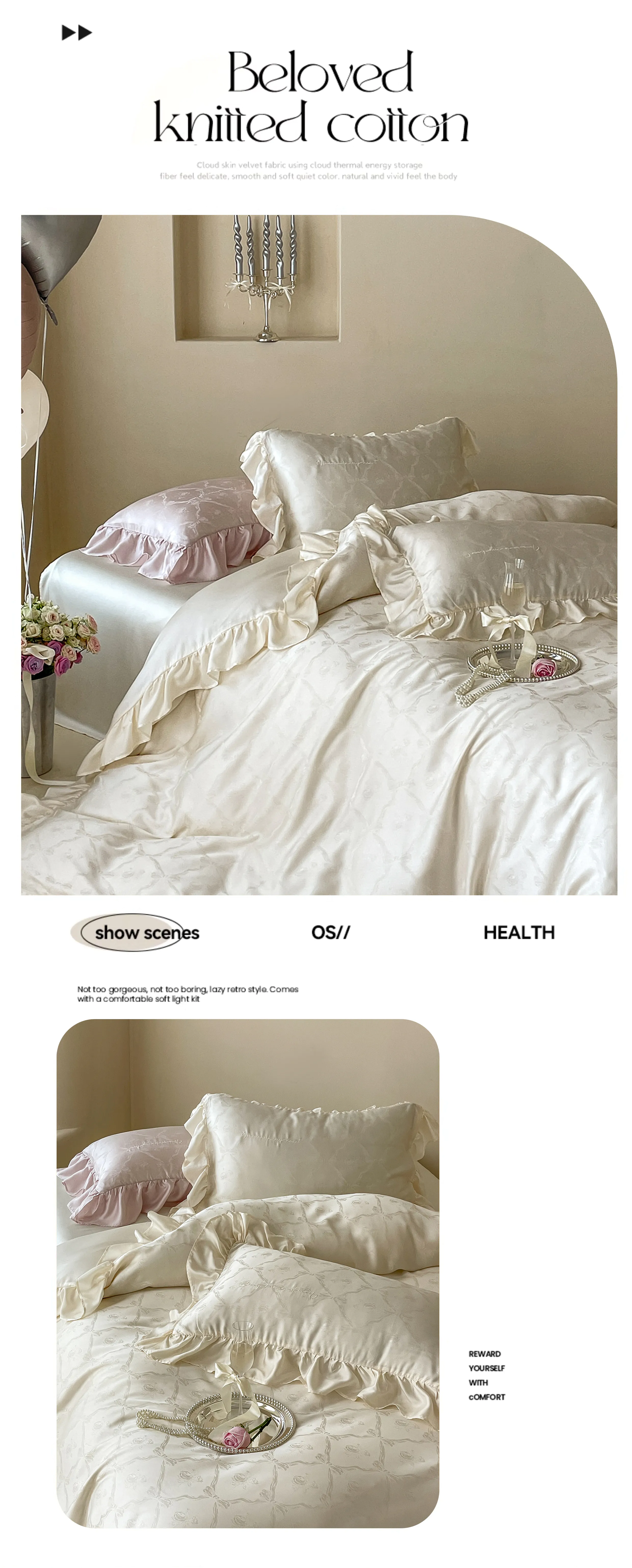Ultra-Soft-100-Lenzing-Tencel-Jacquard-Floral-Ruffle-Edge-Bed-Sheet-Set14