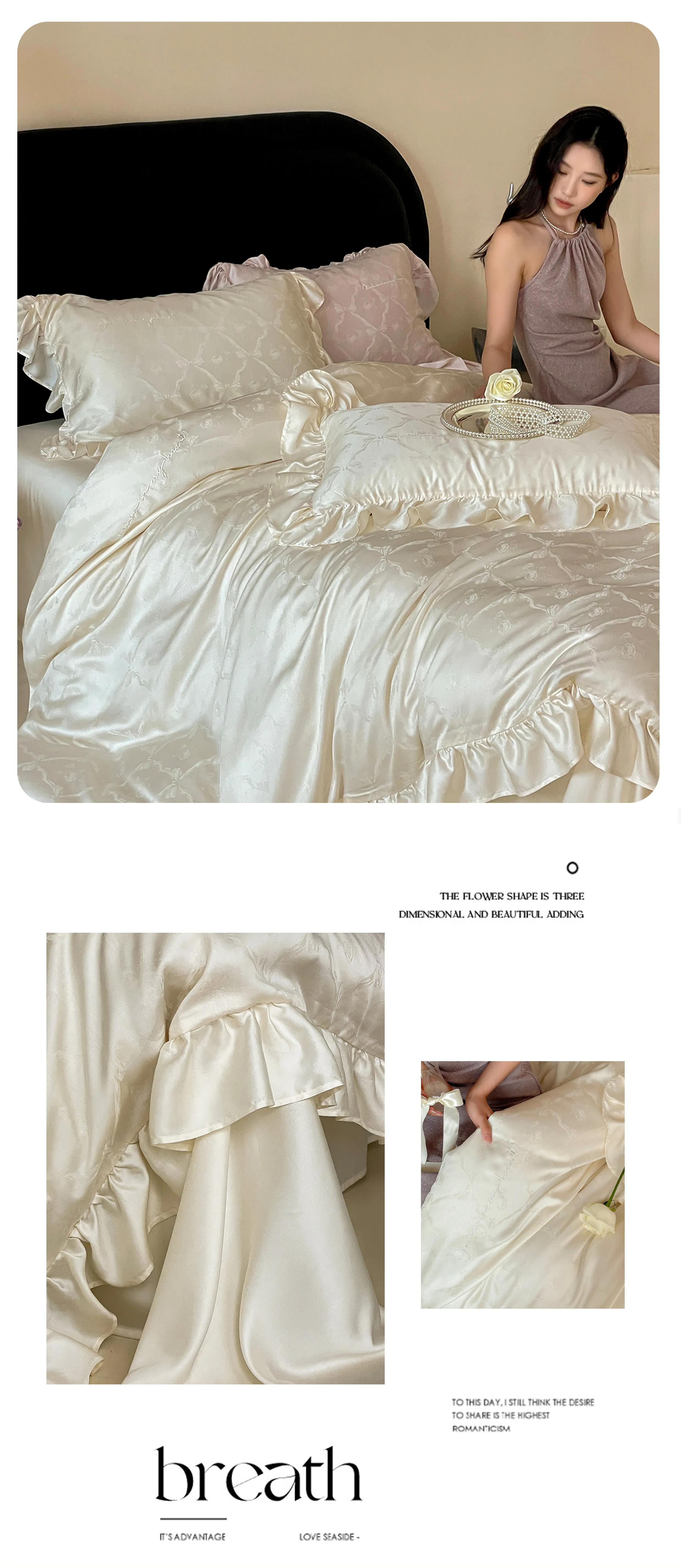 Ultra-Soft-100-Lenzing-Tencel-Jacquard-Floral-Ruffle-Edge-Bed-Sheet-Set17