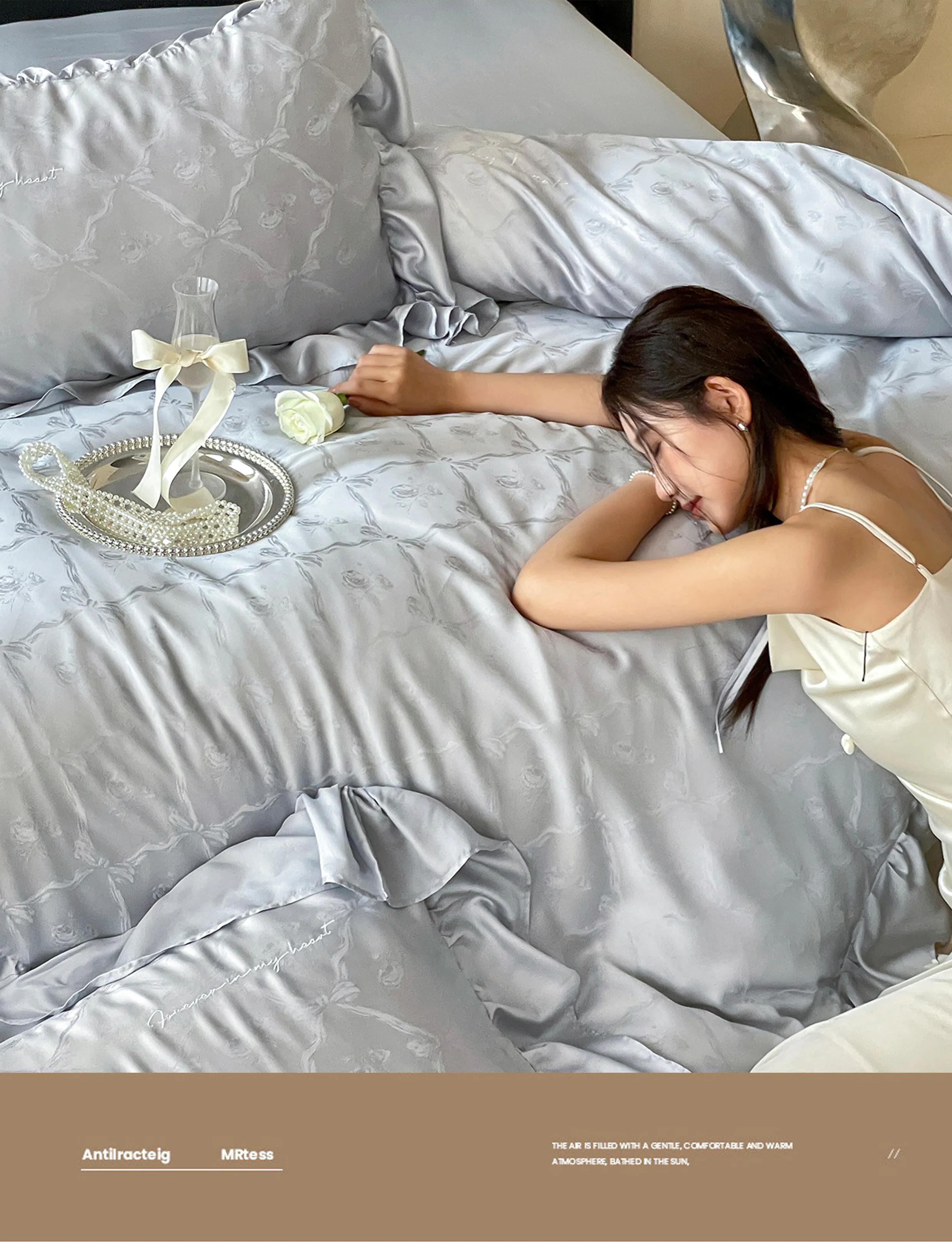 Ultra-Soft-100-Lenzing-Tencel-Jacquard-Floral-Ruffle-Edge-Bed-Sheet-Set20