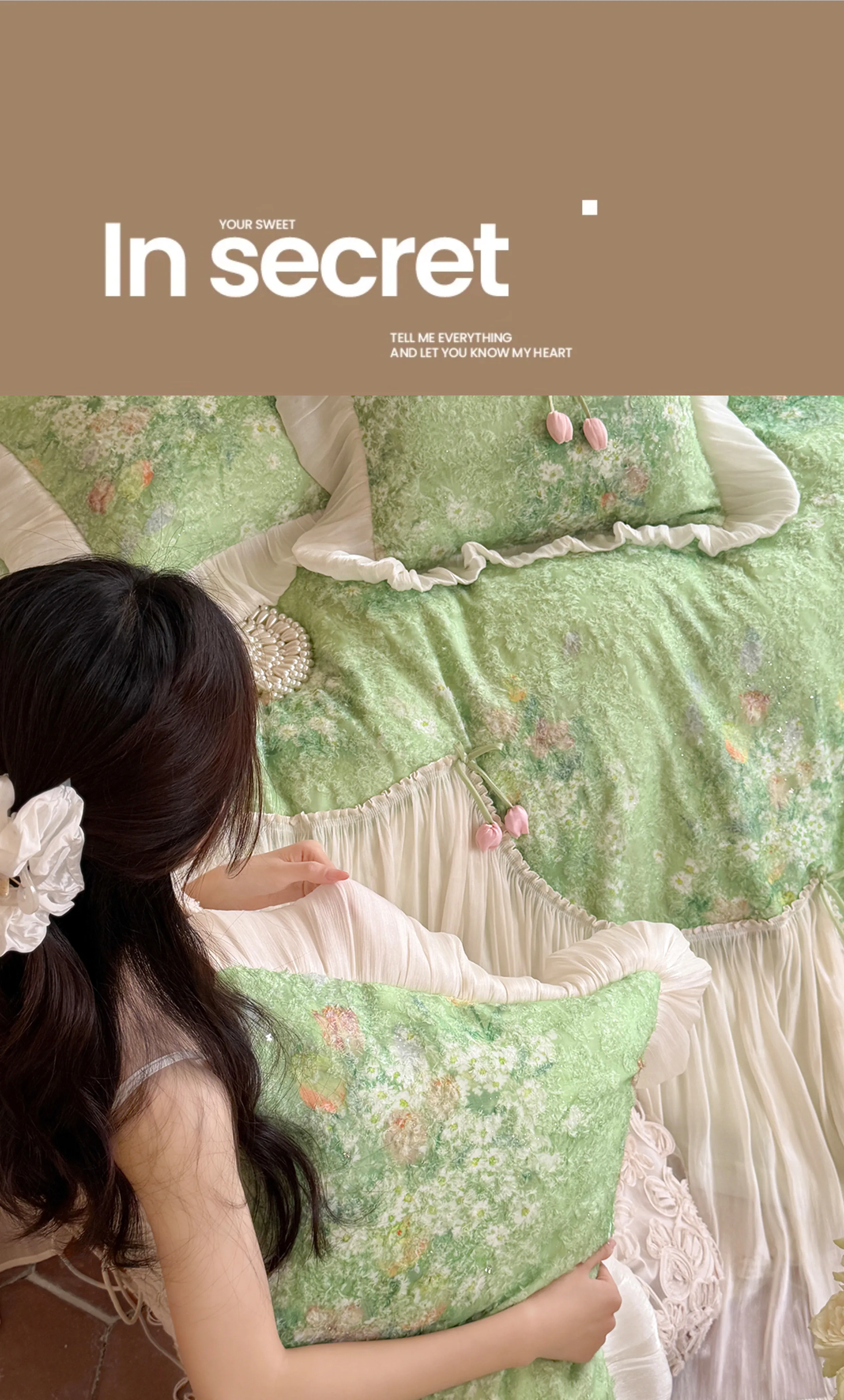 Vintage-100s-Cotton-Botanical-Floral-3D-Tulip-Ruffled-Edge-Bedding-Set21