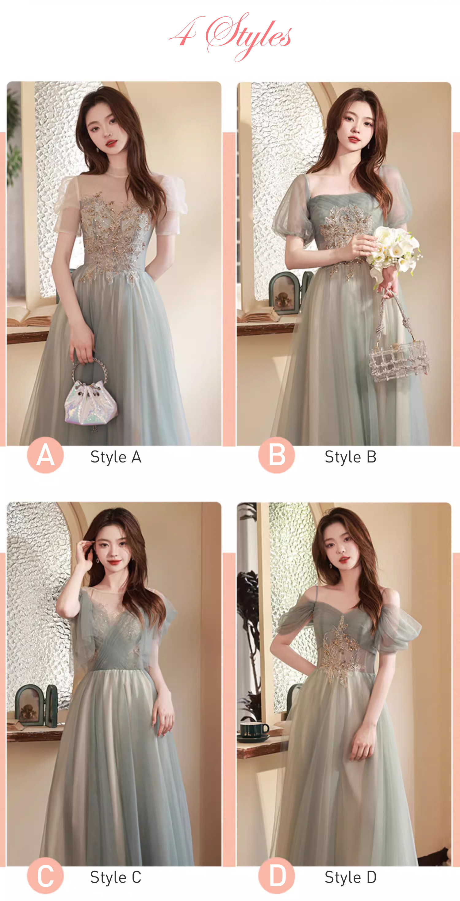 Women-A-Line-Green-Short-Sleeve-Plus-Size-Bridesmaid-Long-Dress12