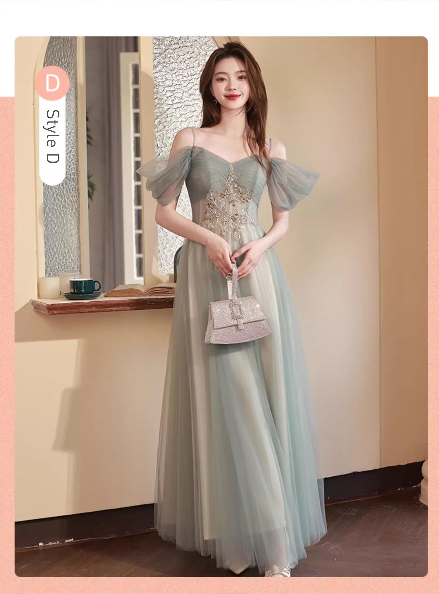 Women-A-Line-Green-Short-Sleeve-Plus-Size-Bridesmaid-Long-Dress23