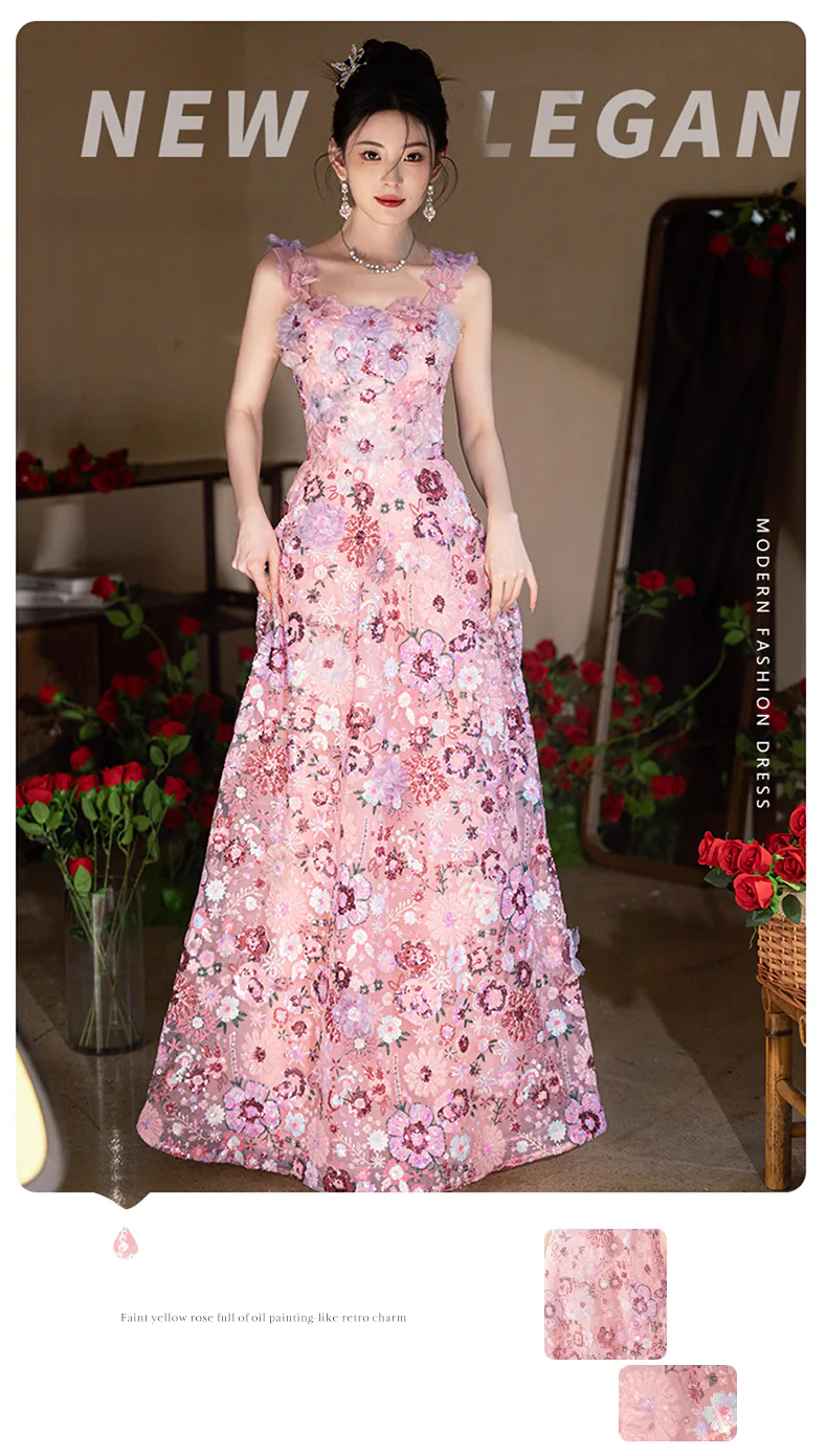 Chic-Pink-Floral-Embroidered-Evening-Gown-Formal-Banquet-Party-Slip-Dress07