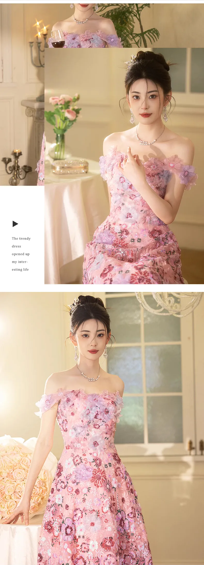 Chic-Pink-Floral-Embroidered-Evening-Gown-Formal-Banquet-Party-Slip-Dress12