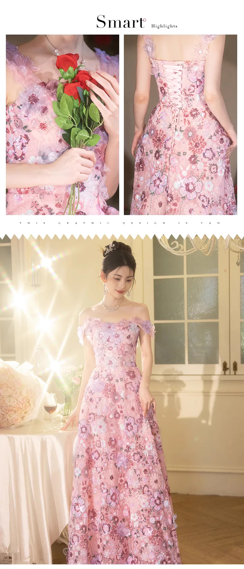 Chic-Pink-Floral-Embroidered-Evening-Gown-Formal-Banquet-Party-Slip-Dress14