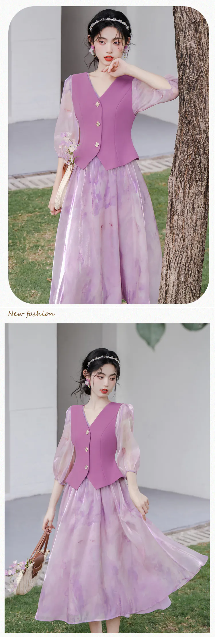 Fairy-Gentle-Purple-Vest-with-Thin-Chiffon-Summer-Casual-Dress-Suit11