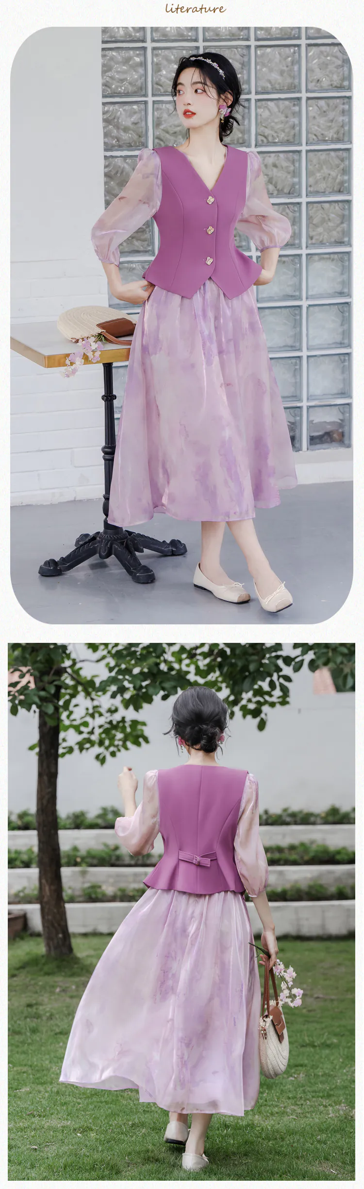 Fairy-Gentle-Purple-Vest-with-Thin-Chiffon-Summer-Casual-Dress-Suit12