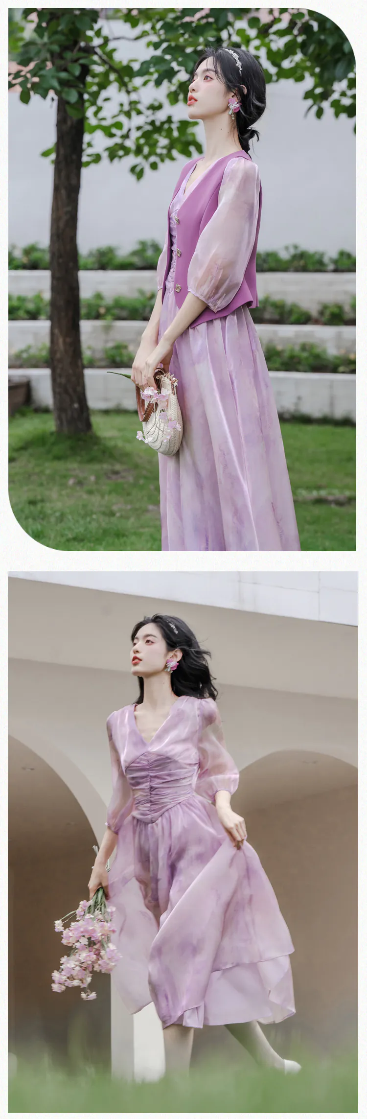 Fairy-Gentle-Purple-Vest-with-Thin-Chiffon-Summer-Casual-Dress-Suit14