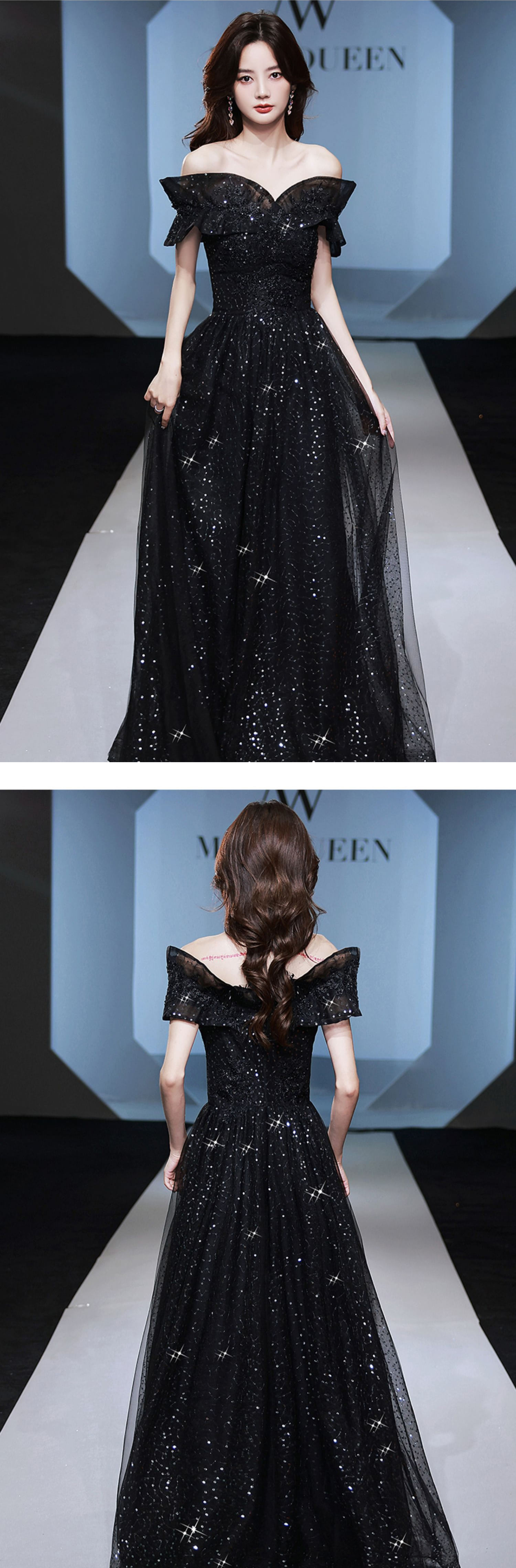 Fashion-Black-Off-Shoulder-Sequin-Mesh-Evening-Prom-Party-Dress14