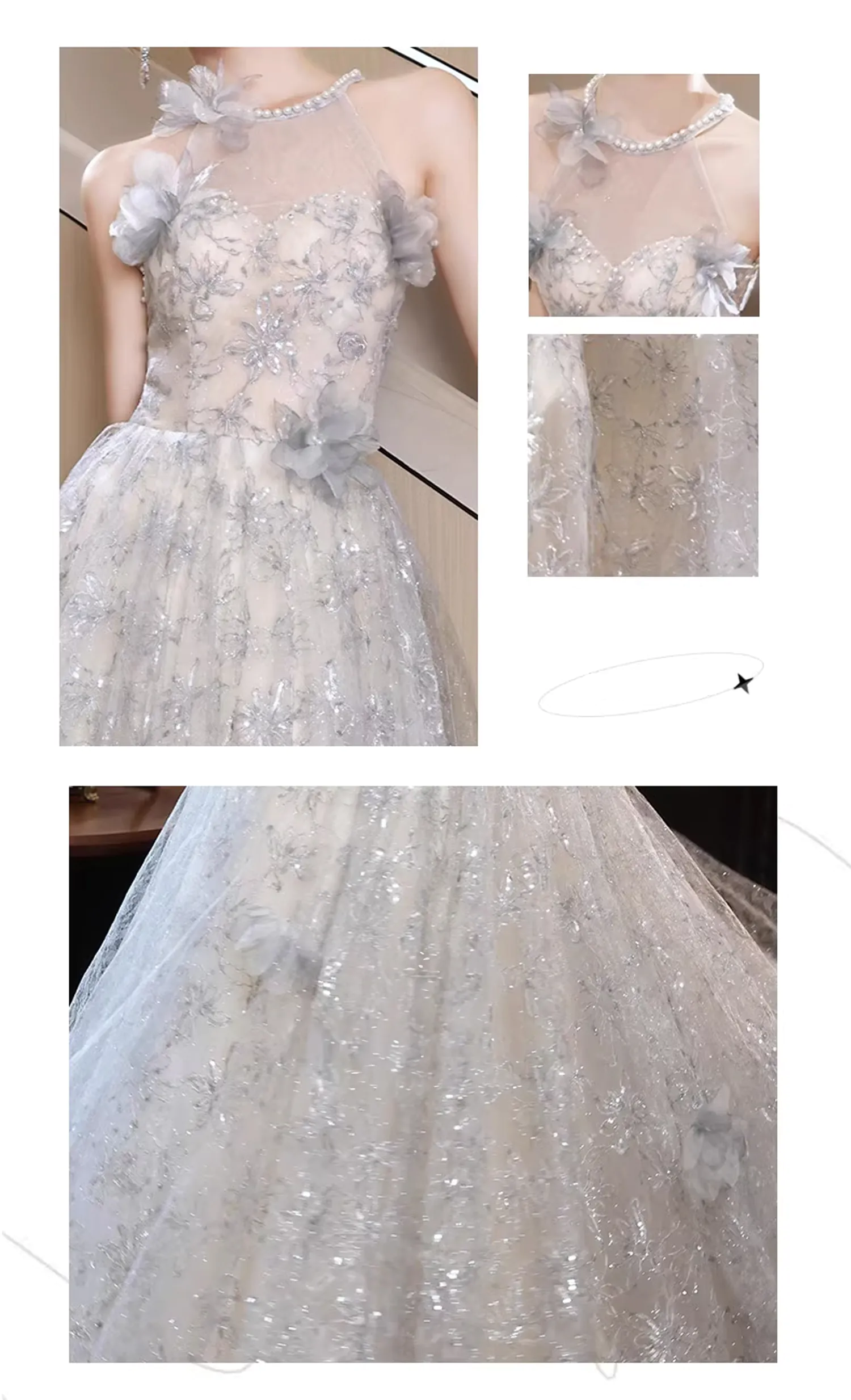 Ladies-Modest-Grey-Halter-Neck-Floral-Chiffon-Evening-Long-Dress09