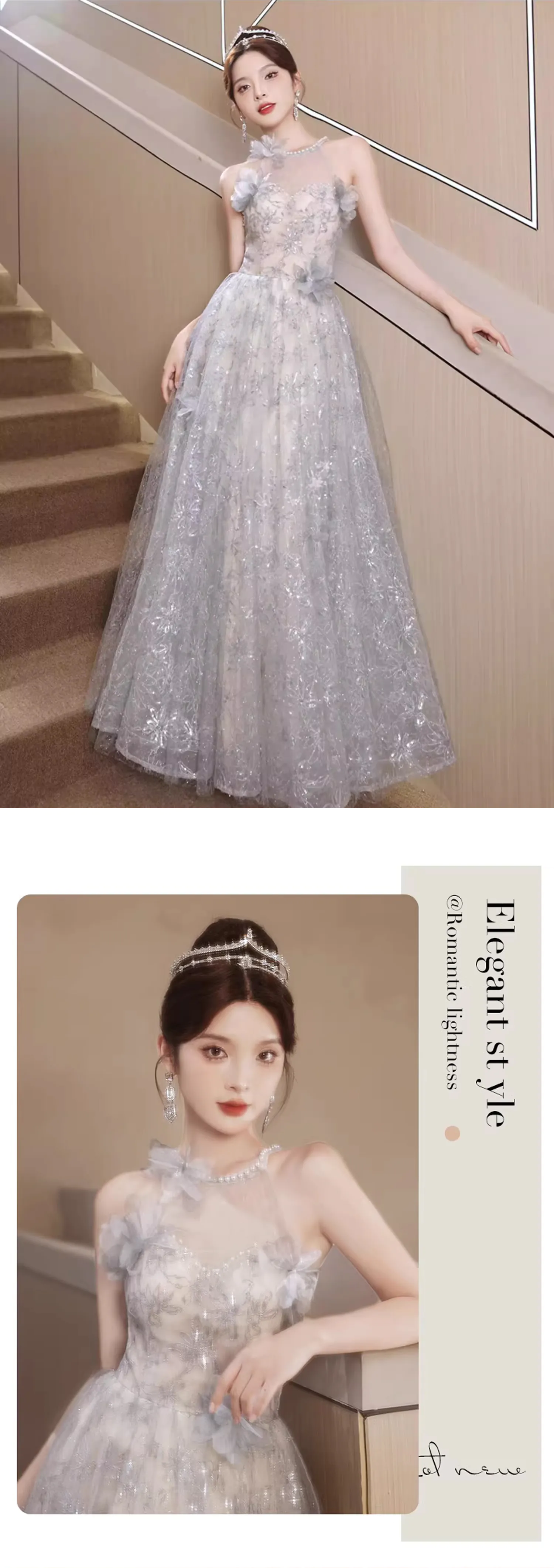 Ladies-Modest-Grey-Halter-Neck-Floral-Chiffon-Evening-Long-Dress11