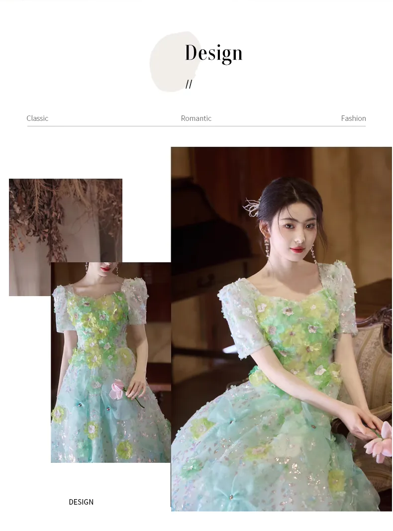 Light-Teal-Green-Square-Neck-Short-Sleeve-Floral-Sequins-Ball-Gown08