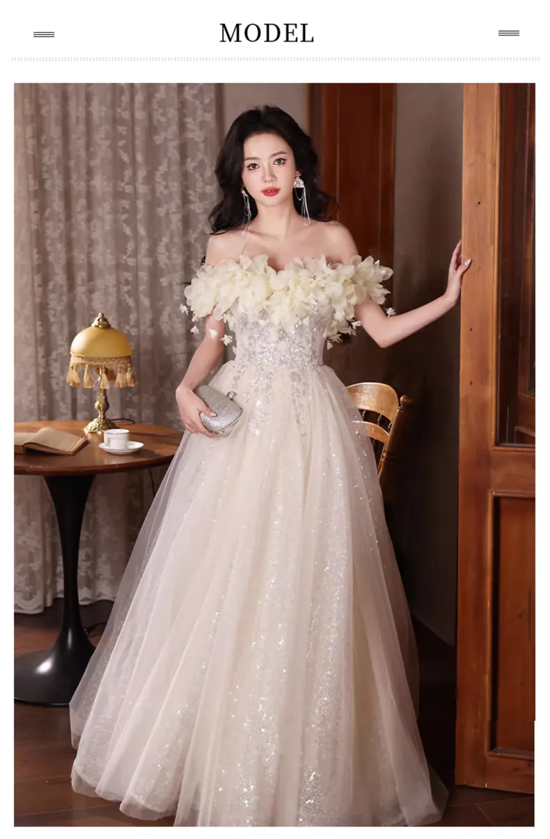 Romantic-A-Line-Off-the-Shoulder-Champagne-Prom-Party-Dress11