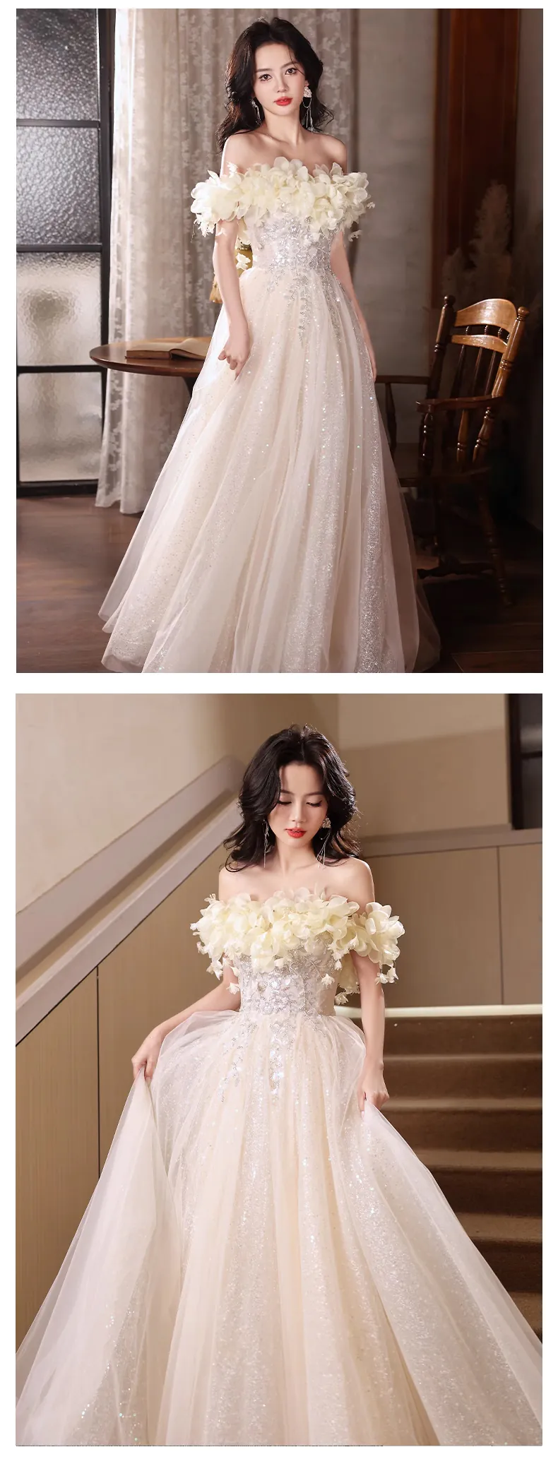 Romantic-A-Line-Off-the-Shoulder-Champagne-Prom-Party-Dress14