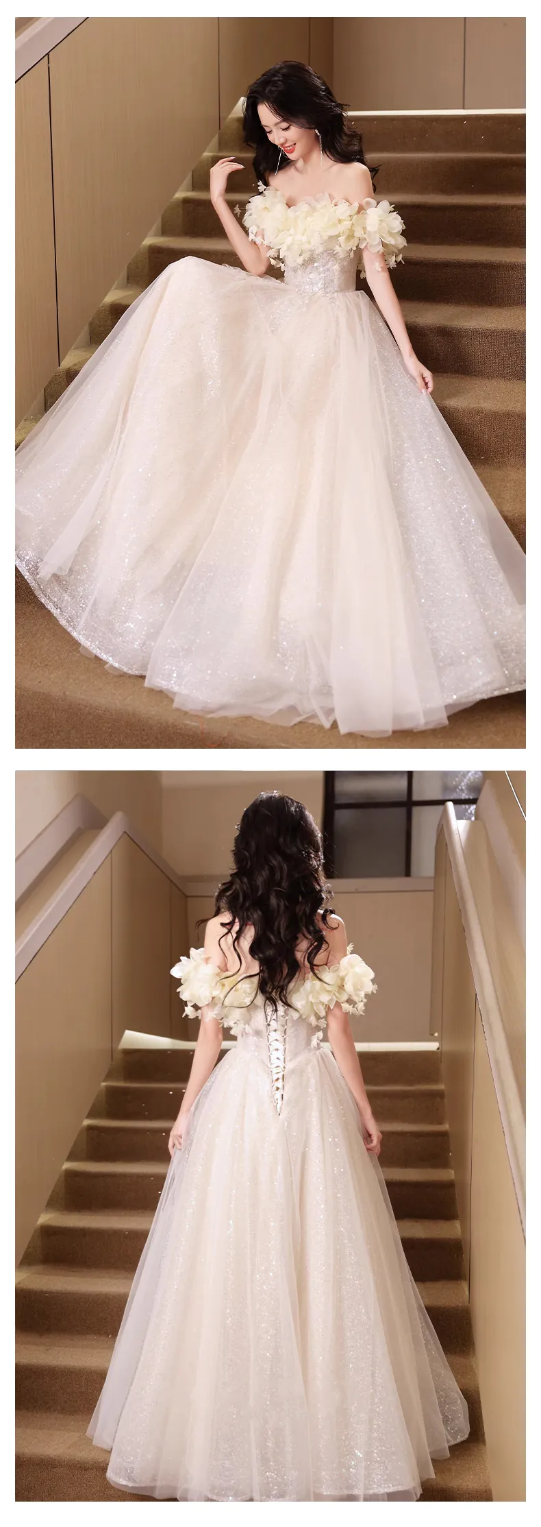 Romantic-A-Line-Off-the-Shoulder-Champagne-Prom-Party-Dress16