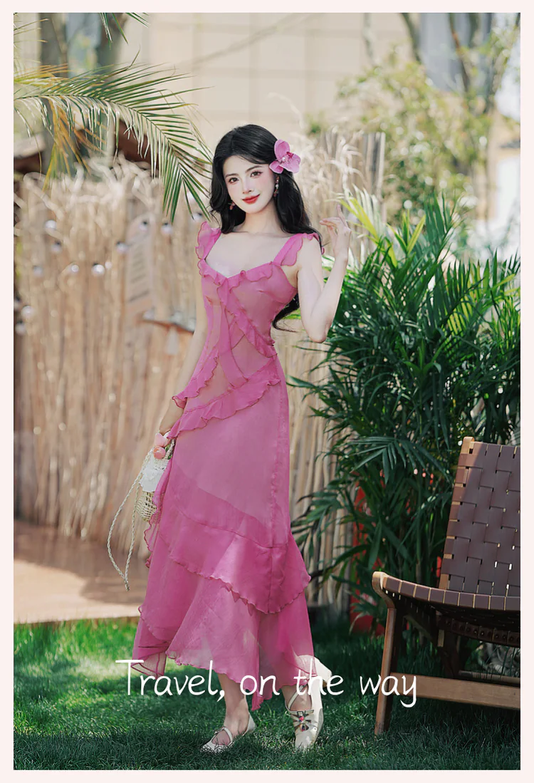 white christmas dresses Ever-Pretty A-Line Pleated Chiffon Tie-Waist Evening Dress main image 1